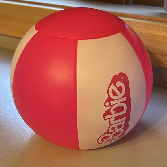 Barbie (2023) Movie Beach Ball Memorabilia Cup - Preowned No Straw - Picture 3 of 5